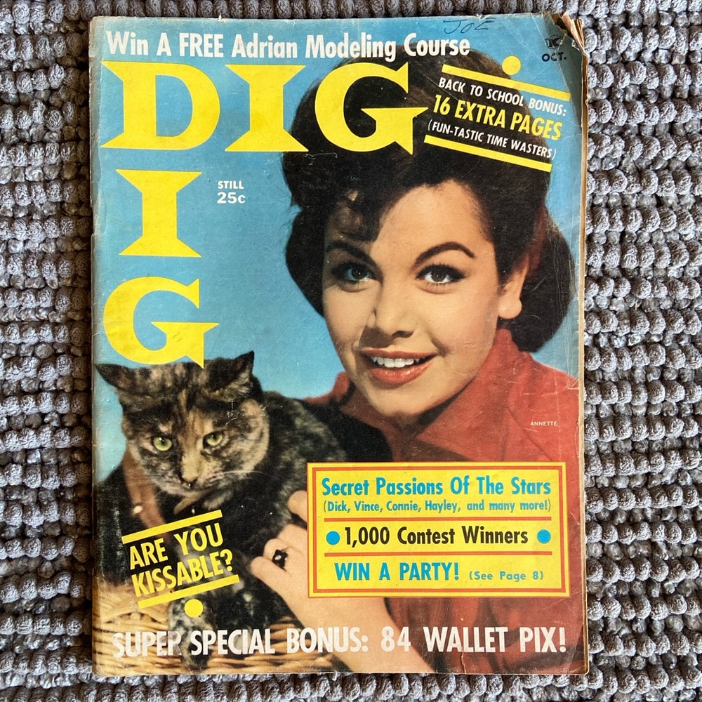 Vintage magazine